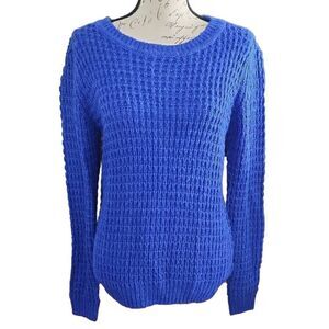 Forever 21 Women's Size Medium Royal Blue Long Sleeve Sweater
